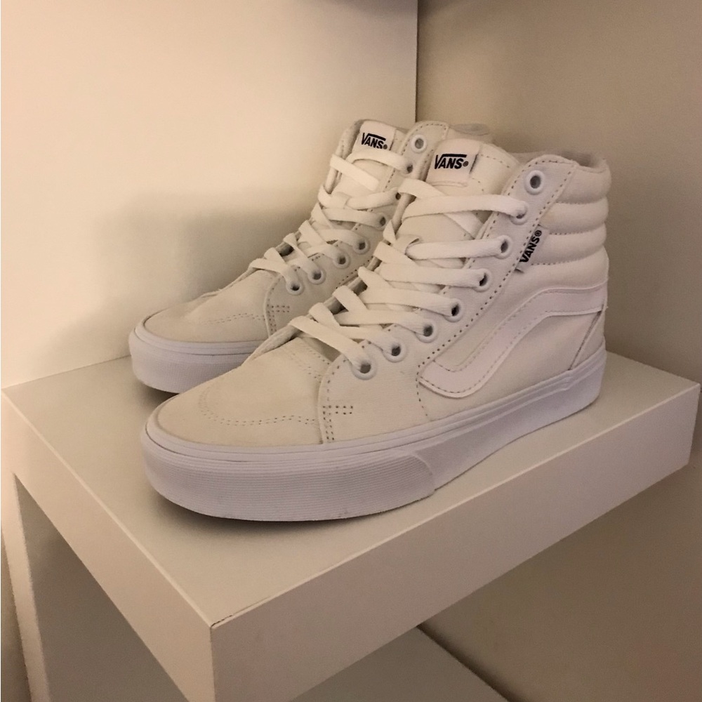 Vans Classic White High Top Shoes
